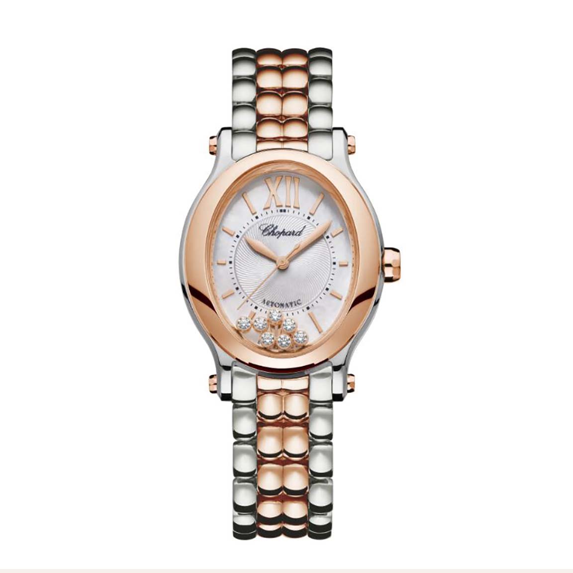 Chopard Women Happy Sport Automatic in 18-Carat Rose Gold (1)