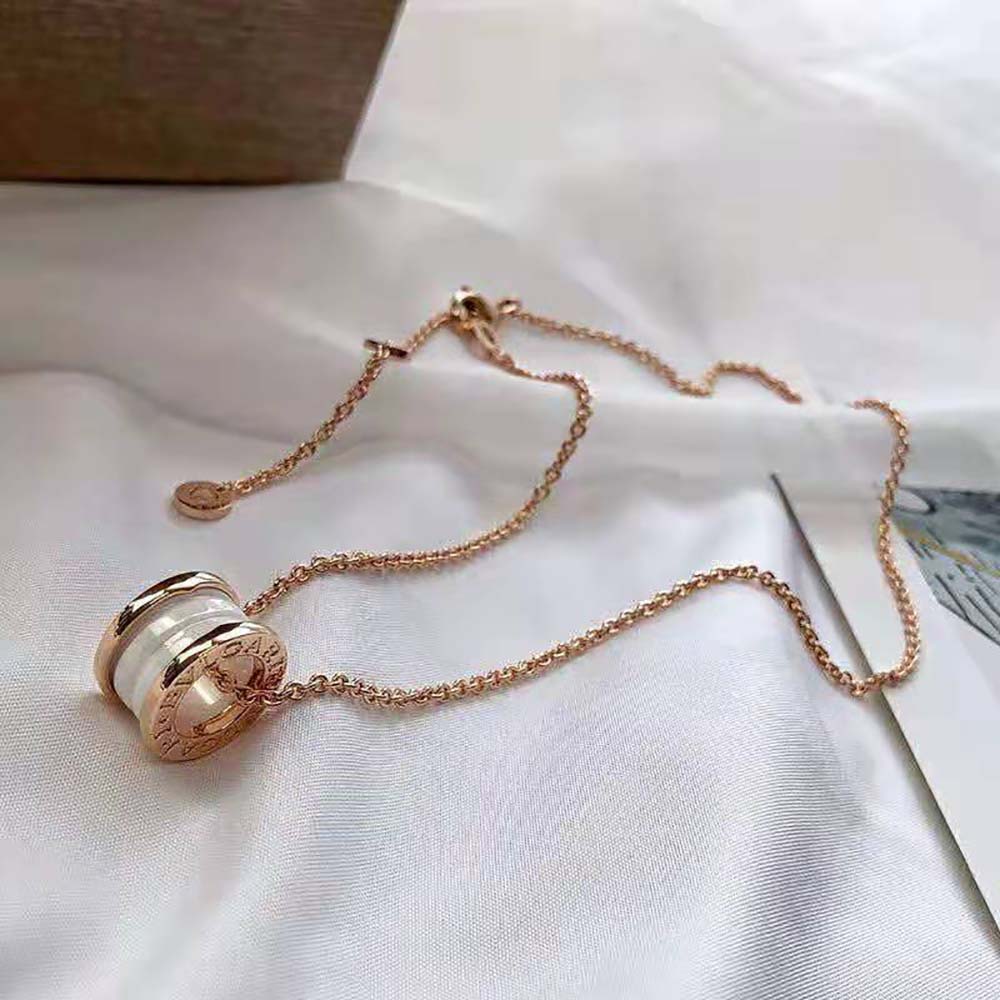 Bulgari B.zero1 Necklace with 18 kt Rose Gold Chain (5)