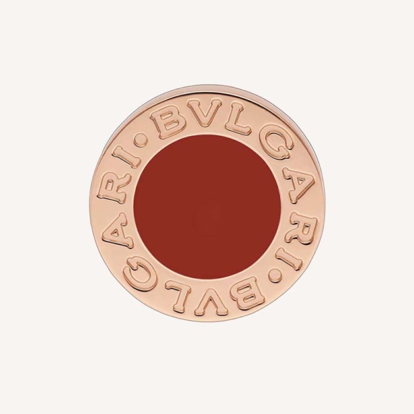 Bulgari BVLGARI BVLGARI 18 kt Rose Gold Single Stud Earring-Red (1)