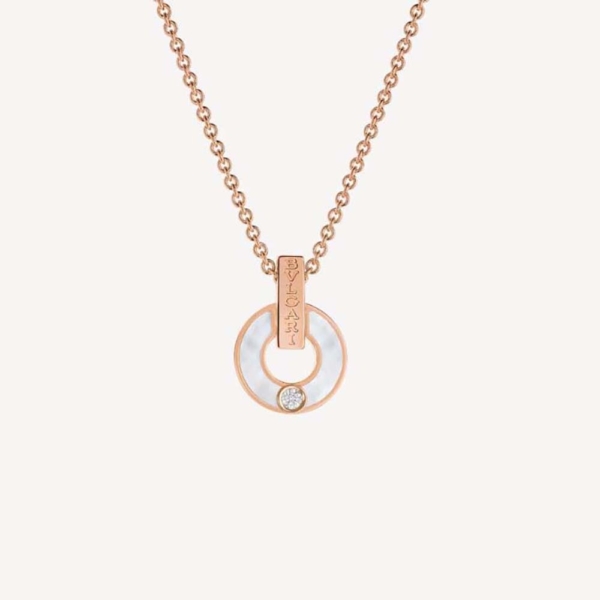 Bulgari BVLGARI BVLGARI Openwork 18 kt Rose Gold Necklace Set (1)