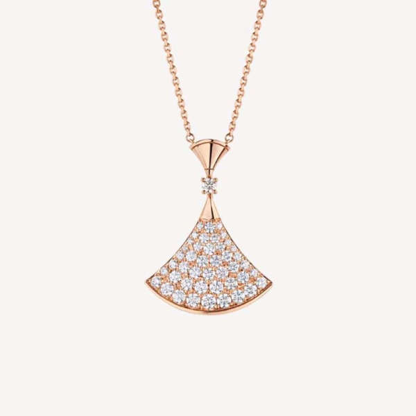 Bulgari DIVAS’ DREAM Necklace in 18 kt Rose Gold with Pendant Set (1)