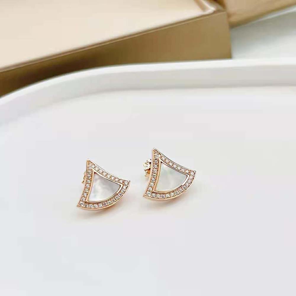 Bulgari DIVAS’ DREAM Stud Earrings in 18 kt Rose Gold Set (5)