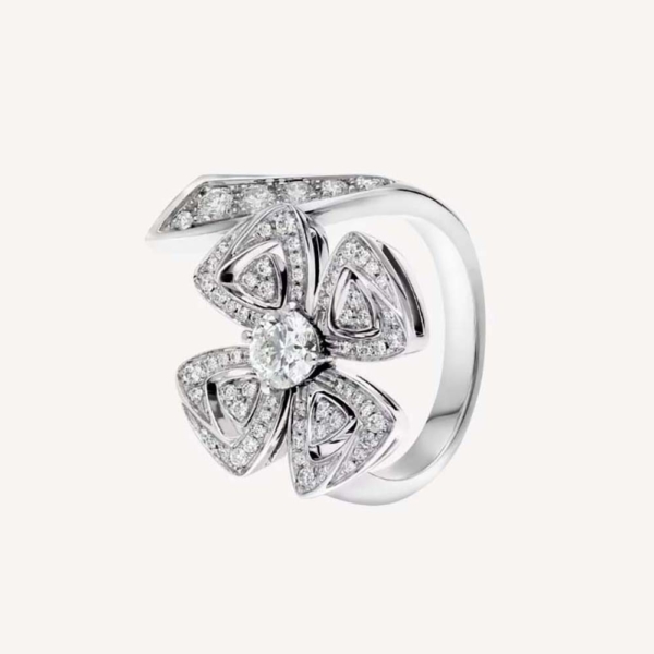 Bulgari Fiorever 18 kt White Gold Ring Set (1)