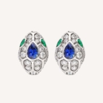 Bulgari Serpenti 18 kt White Dold Earrings (1)