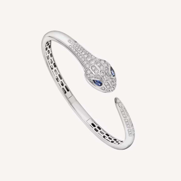 Bulgari Serpenti Bangle Bracelet in 18 kt White Gold (1)