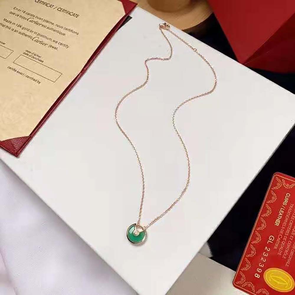 Cartier Women Amulette de Cartier Necklace XS Model 18K Rose Gold (5)