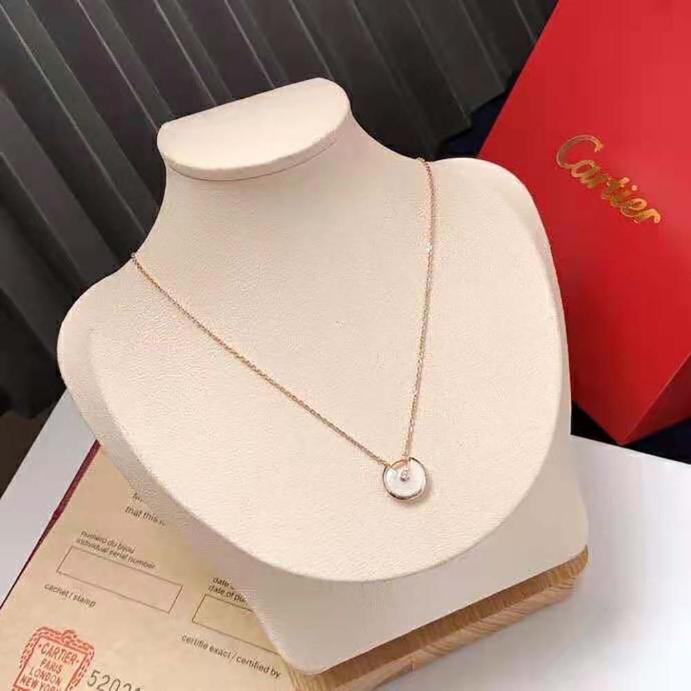 Cartier Women Amulette de Cartier Necklace XS Model 18K Yellow Gold (8)