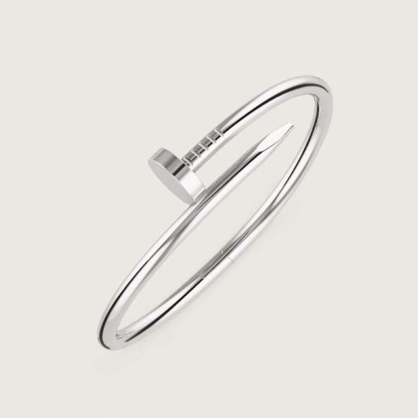 Cartier Women Juste Un Clou Bracelet Classic 18K White Gold (1)