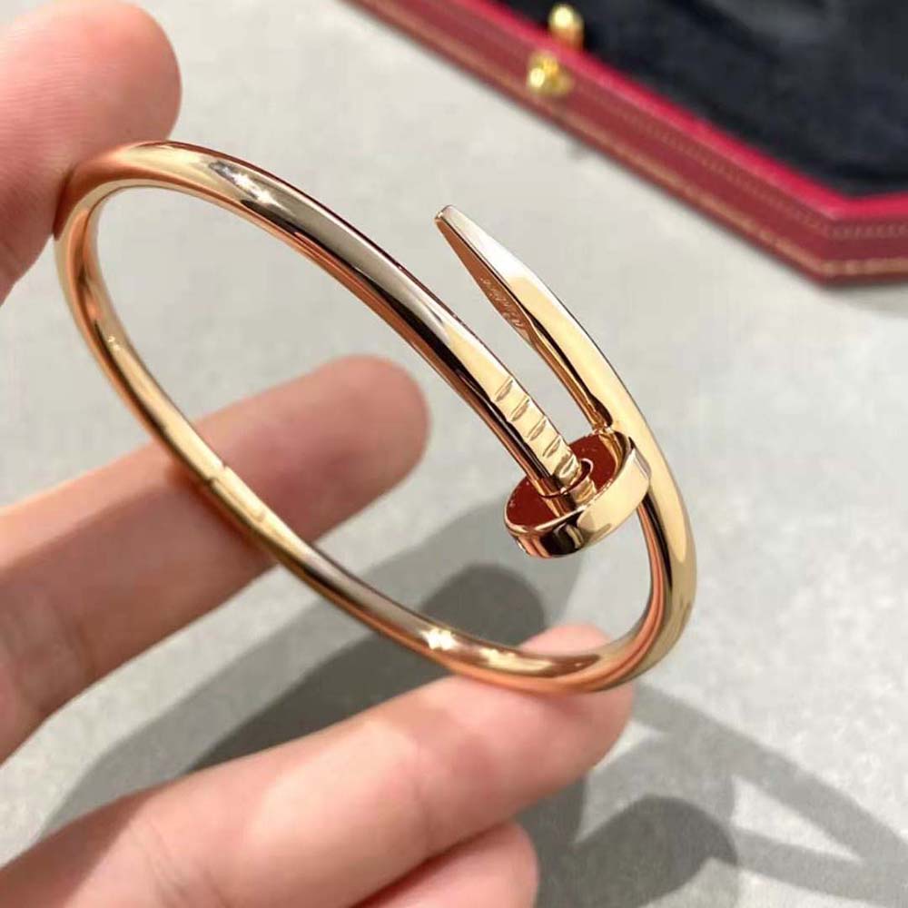 Cartier Women Juste Un Clou Bracelet Classic 18K Yellow Gold (6)