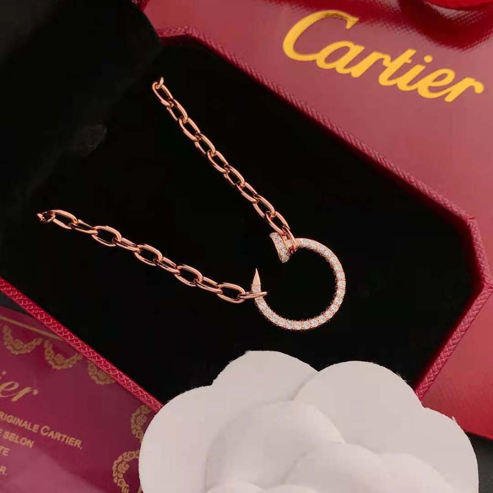 Cartier Women Juste un Clou Necklace 18K Rose Gold (2)