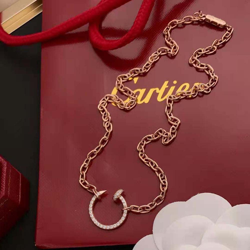 Cartier Women Juste un Clou Necklace 18K Rose Gold (3)