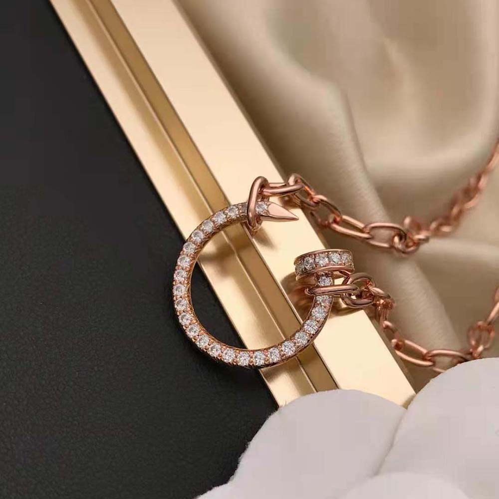Cartier Women Juste un Clou Necklace 18K Rose Gold (4)