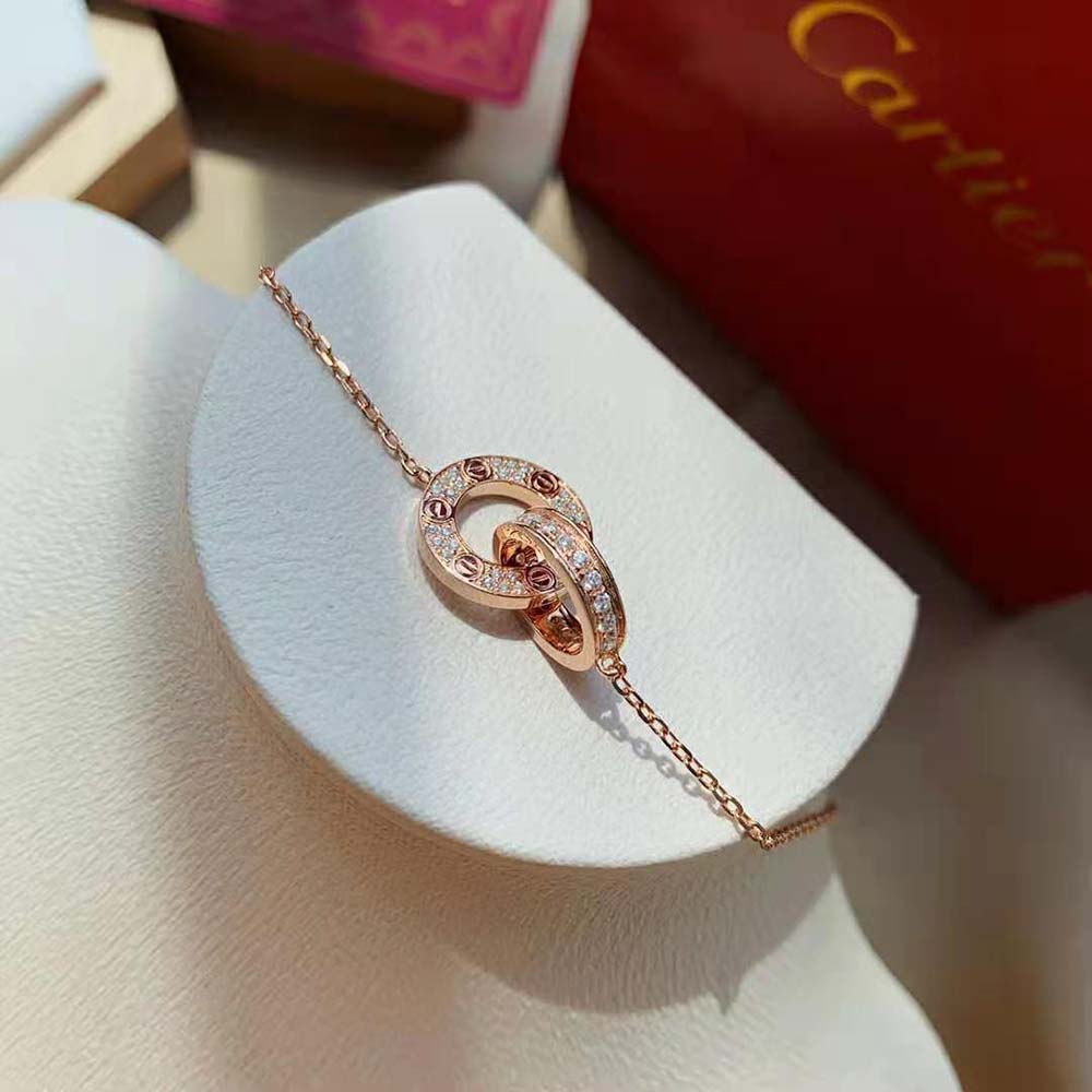 Cartier Women LOVE Necklace 18K Rose Gold (5)