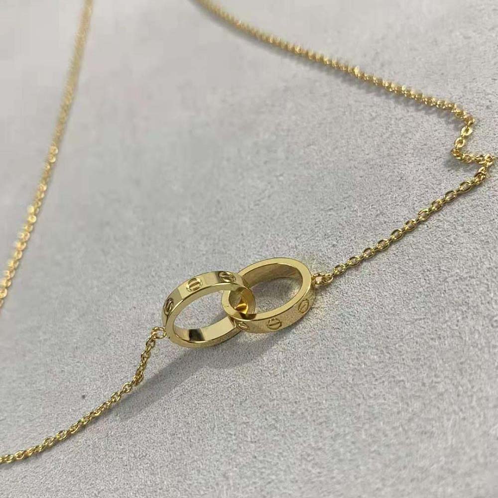 Cartier Women LOVE Necklace 18K Yellow Gold (3)