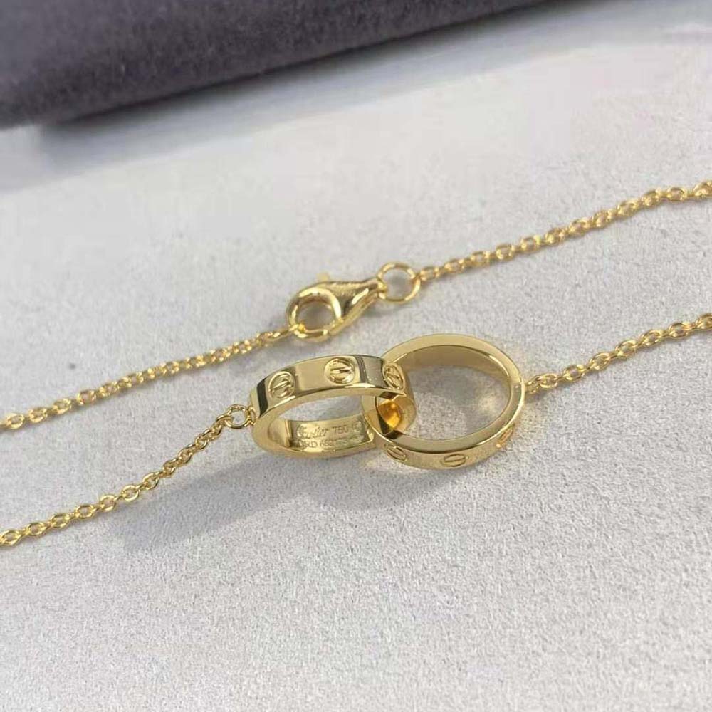 Cartier Women LOVE Necklace 18K Yellow Gold (4)