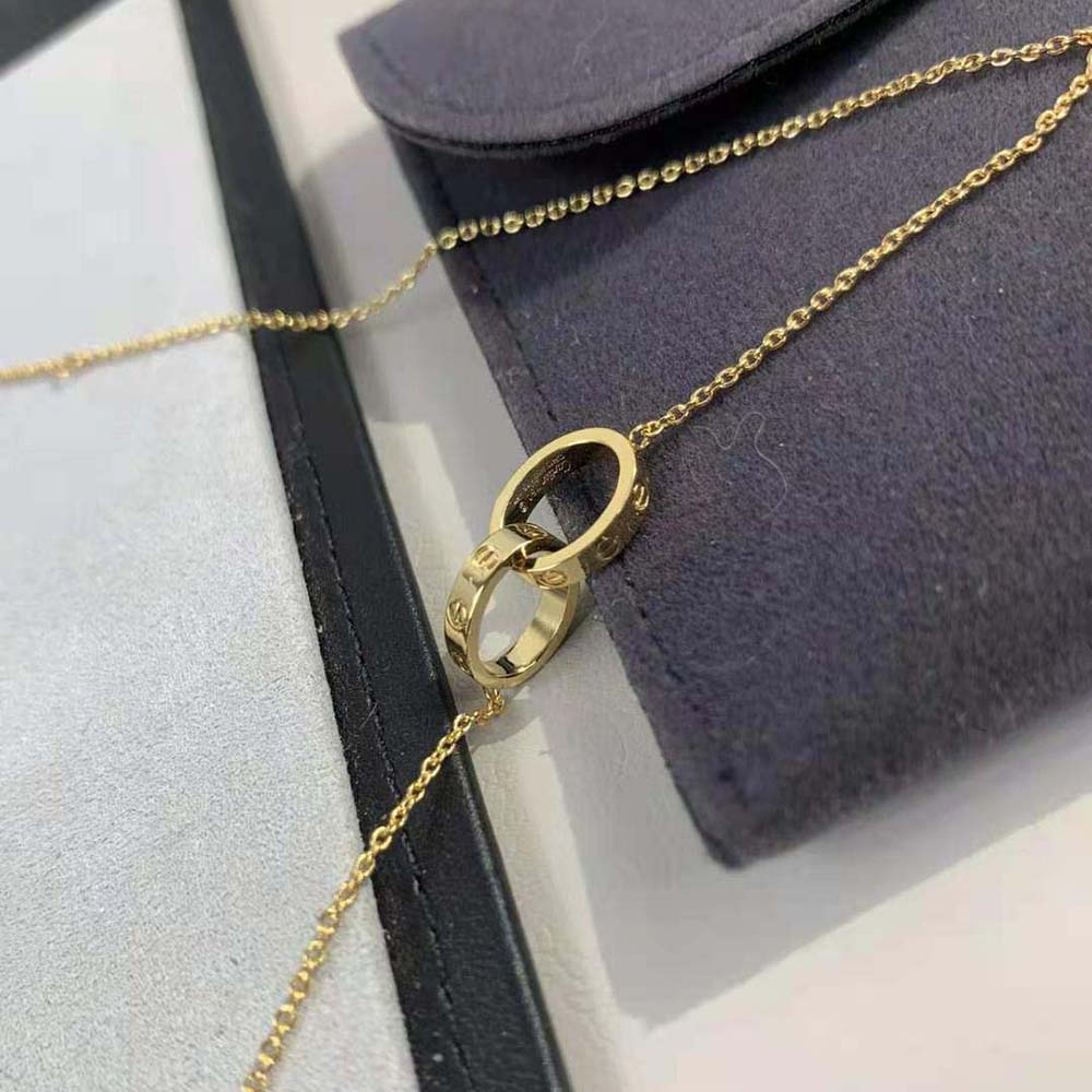 Cartier Women LOVE Necklace 18K Yellow Gold (6)