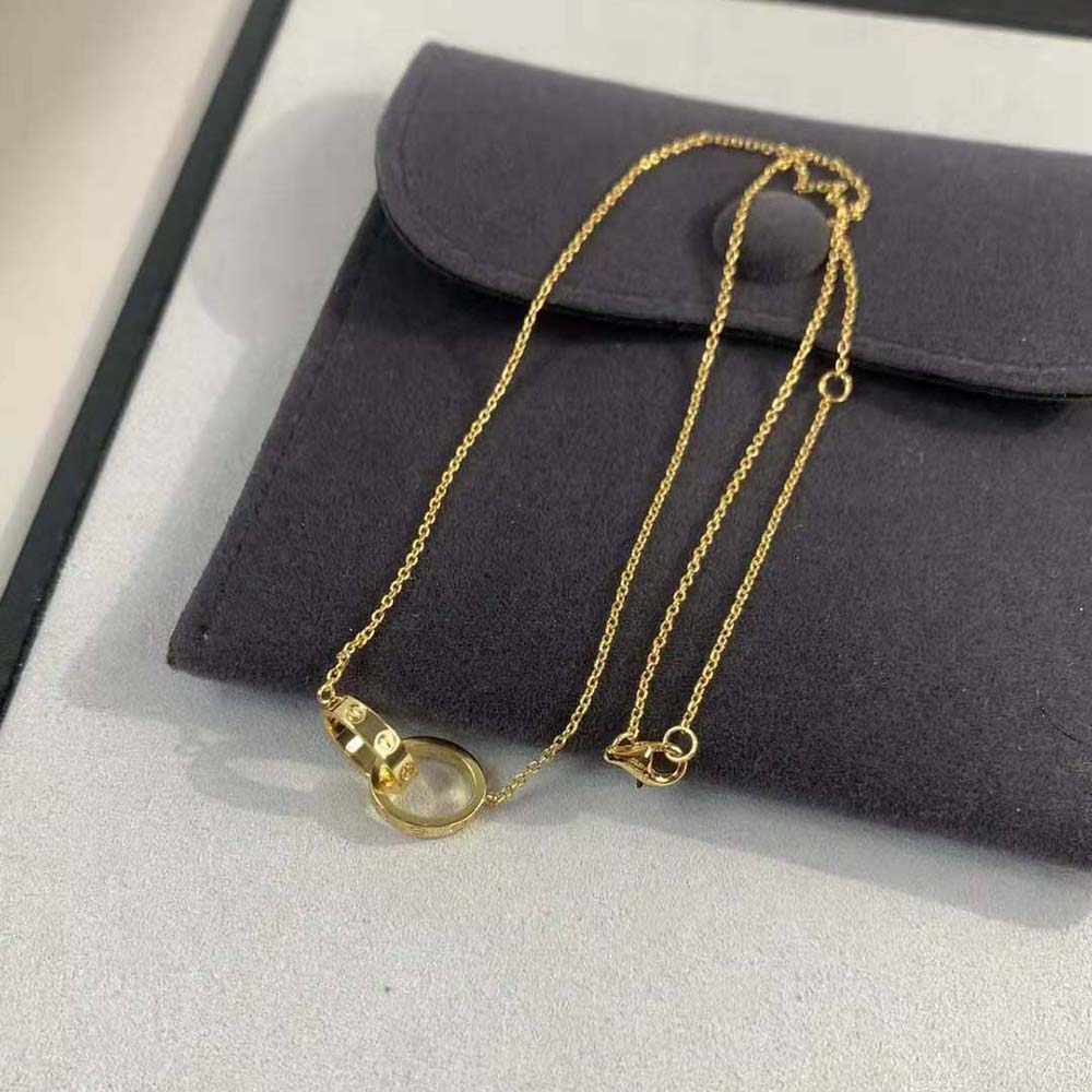 Cartier Women LOVE Necklace 18K Yellow Gold (7)