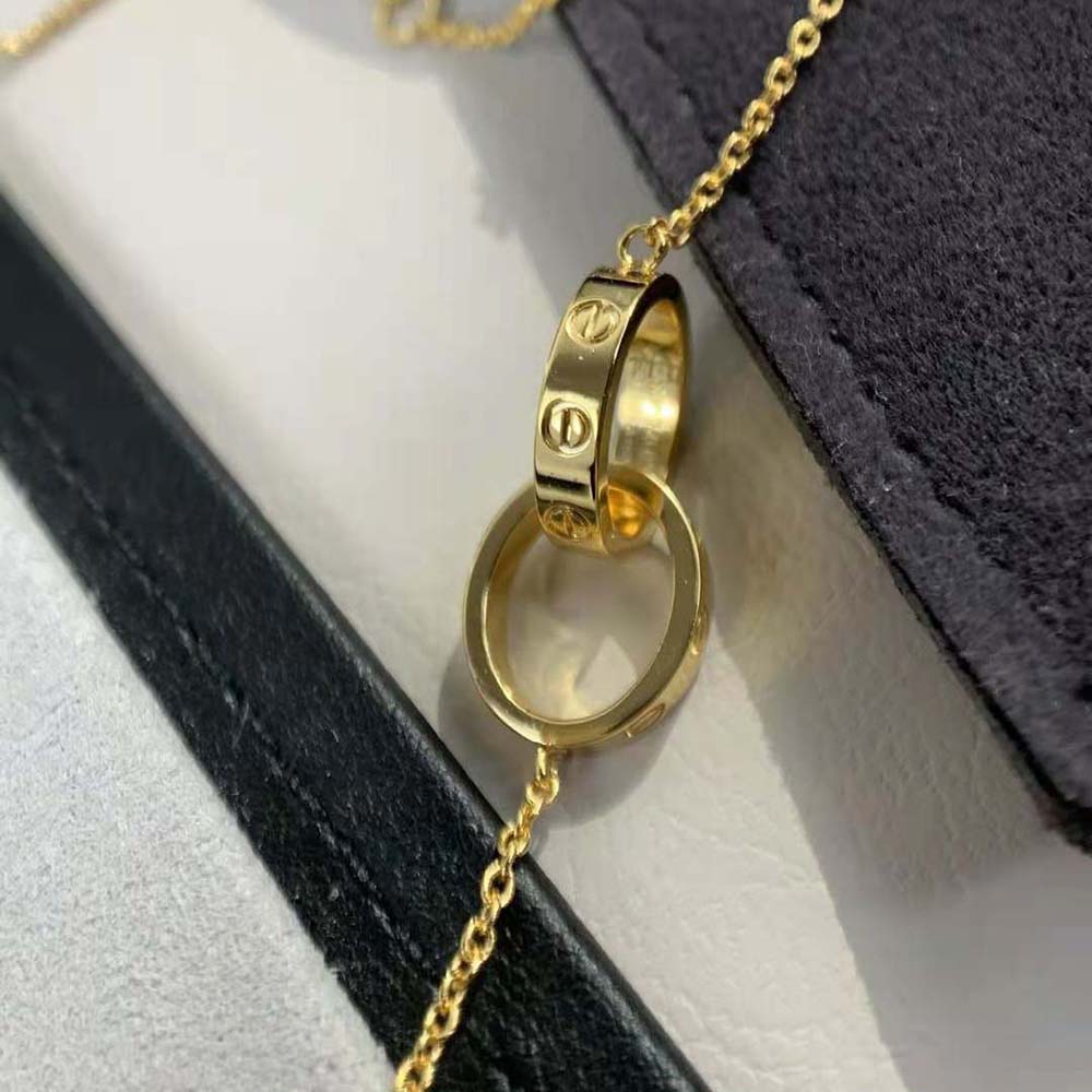 Cartier Women LOVE Necklace 18K Yellow Gold (9)