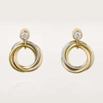 Cartier Women Trinity earrings 18K White Gold