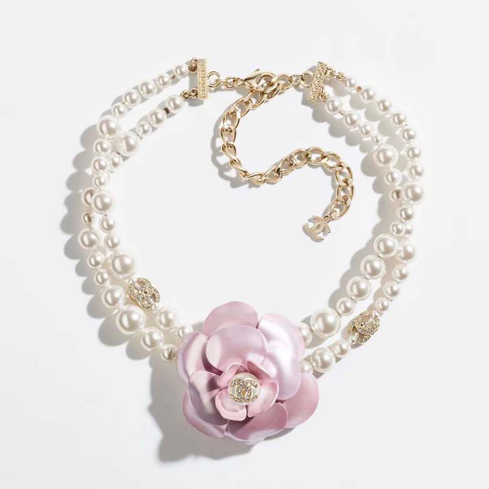 Chanel Women Choker in Metal Glass Pearls Imitation Pearls & Strass (1)