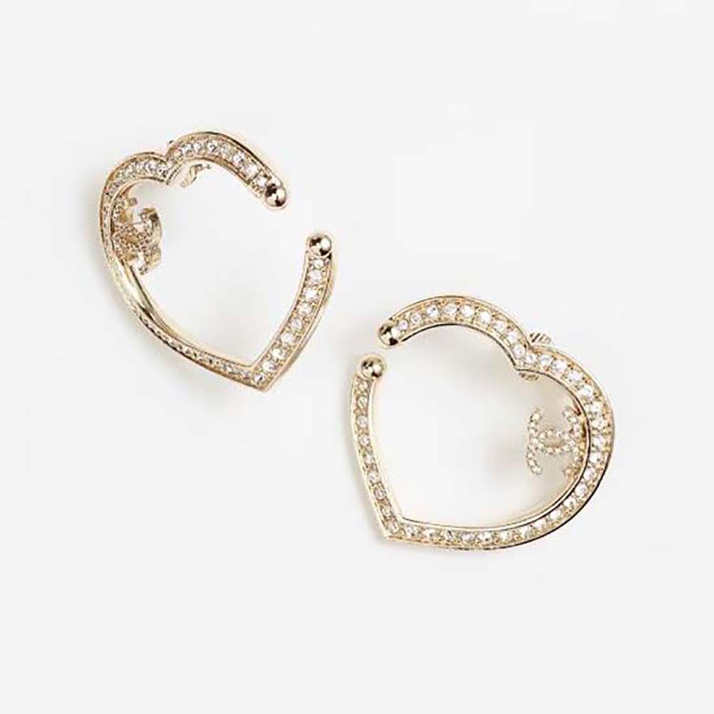 Chanel Women Clip-on Earrings in Metal & Resin