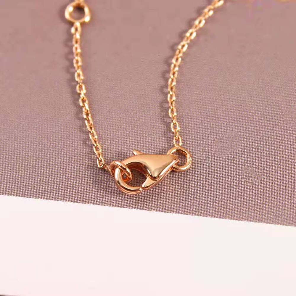 Chanel Women Extrait De Camélia Necklace in 18K Pink Gold (6)