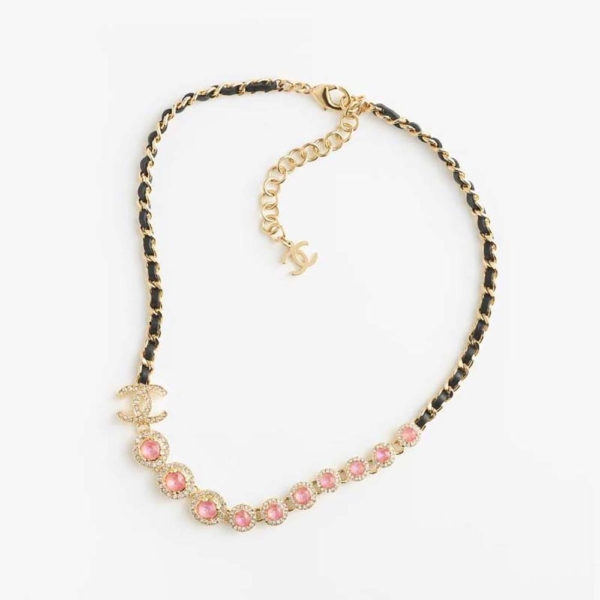 Chanel Women Necklace in Metal Lambskin & Strass (1)