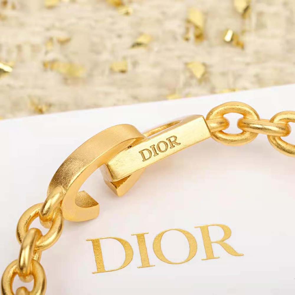 Dior Women CD Lock Earrings Gold-Finish Metal (6)