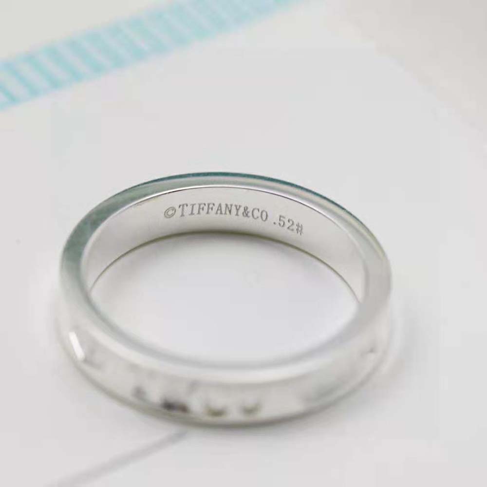 Tiffany 1837® Ring in White Gold with Diamonds Narrow (7)
