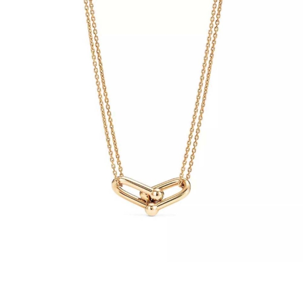 Tiffany HardWear Double Link Pendant in 18k Gold (1)