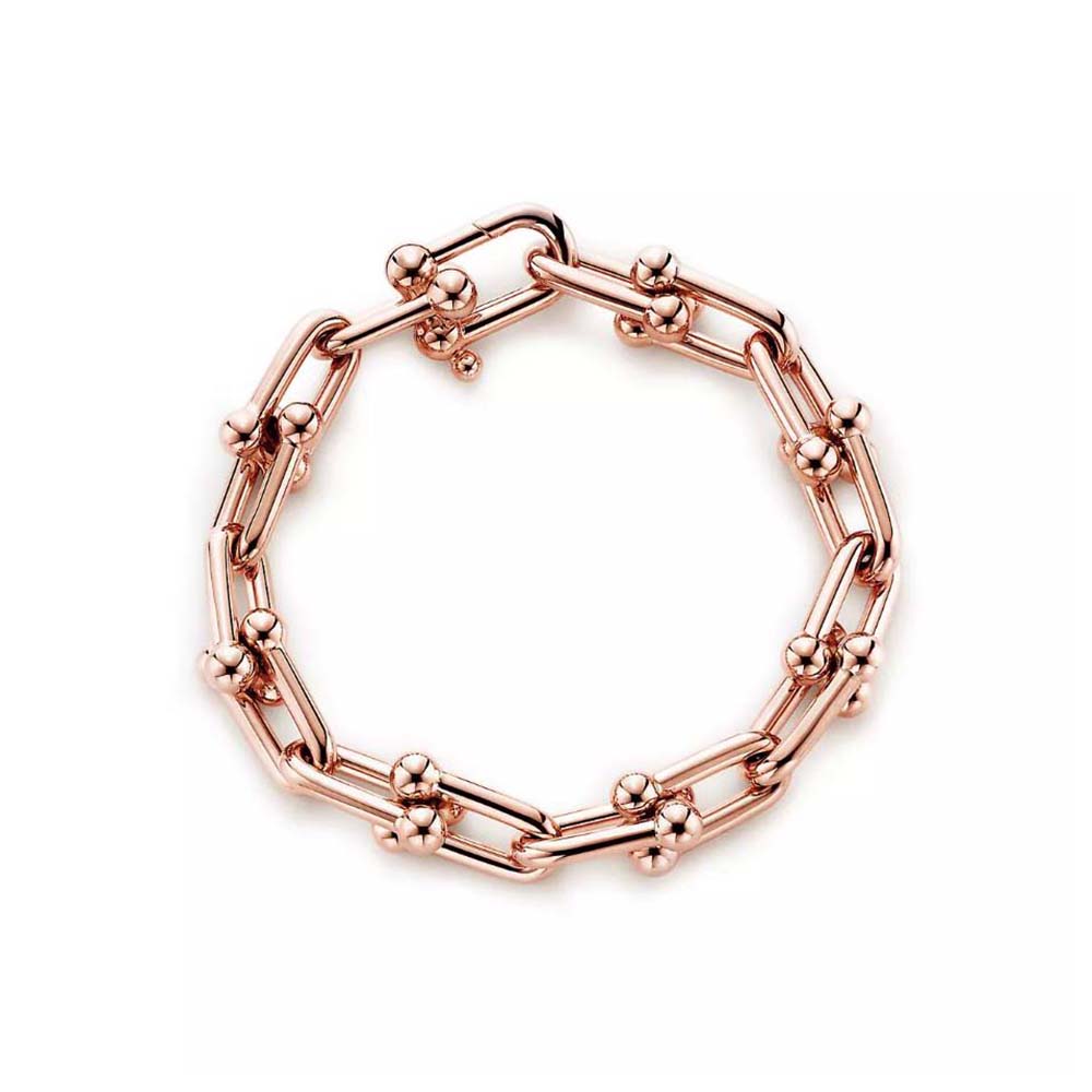 Tiffany HardWear Large Link Bracelet in Rose Gold