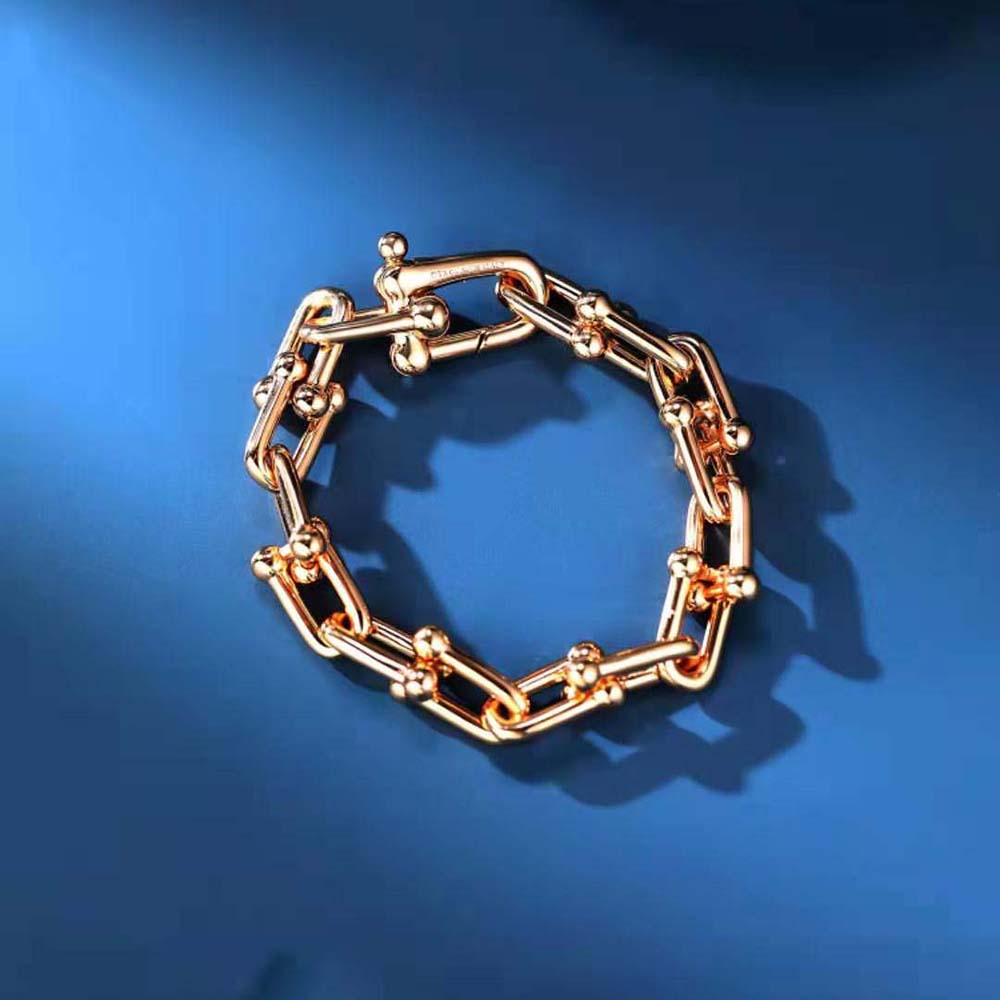 Tiffany HardWear Large Link Bracelet in Rose Gold (2)