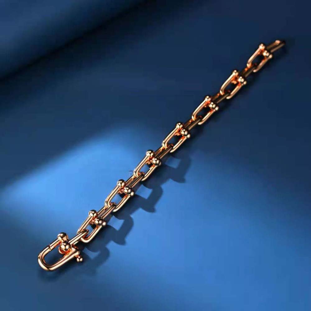 Tiffany HardWear Large Link Bracelet in Rose Gold (3)