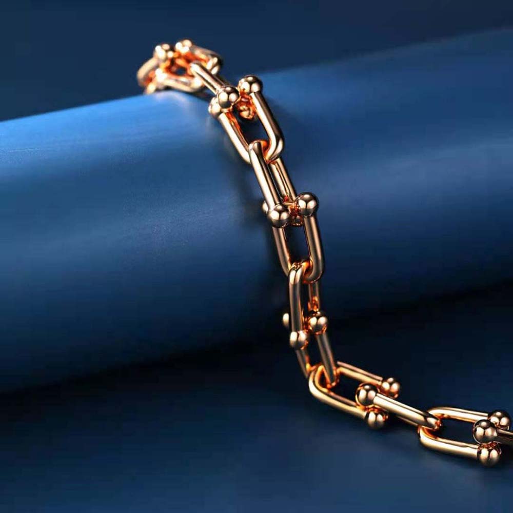 Tiffany HardWear Large Link Bracelet in Rose Gold (5)