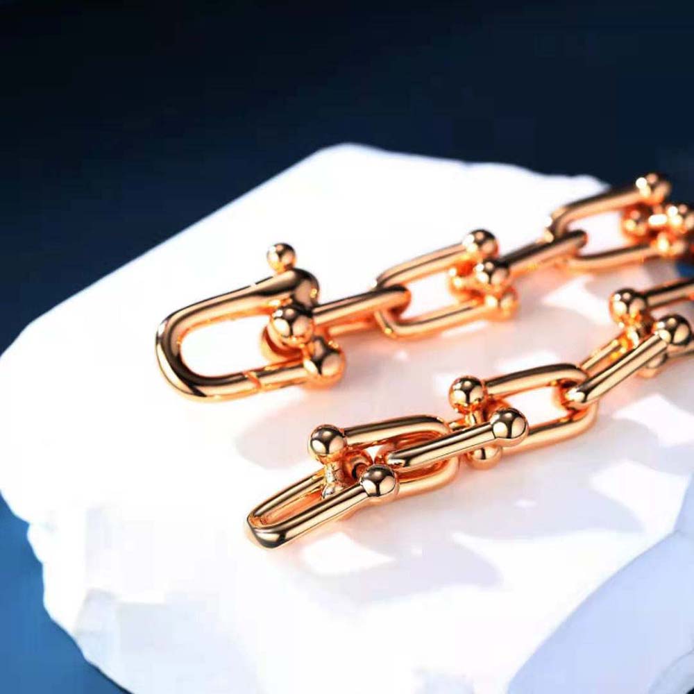 Tiffany HardWear Large Link Bracelet in Rose Gold (7)