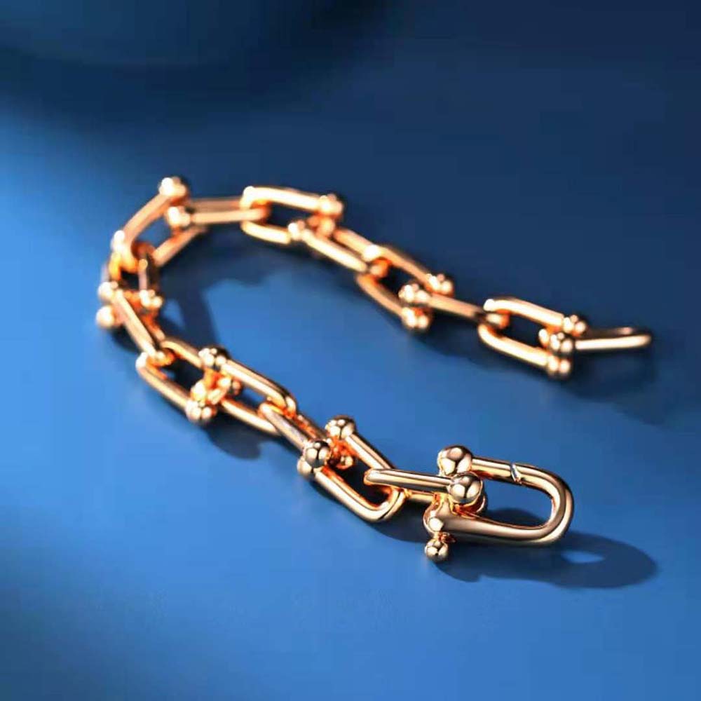 Tiffany HardWear Large Link Bracelet in Rose Gold (9)