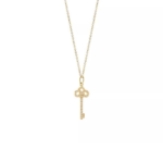 Tiffany Keys Fleur de Lis Key in 18k Gold and Diamonds