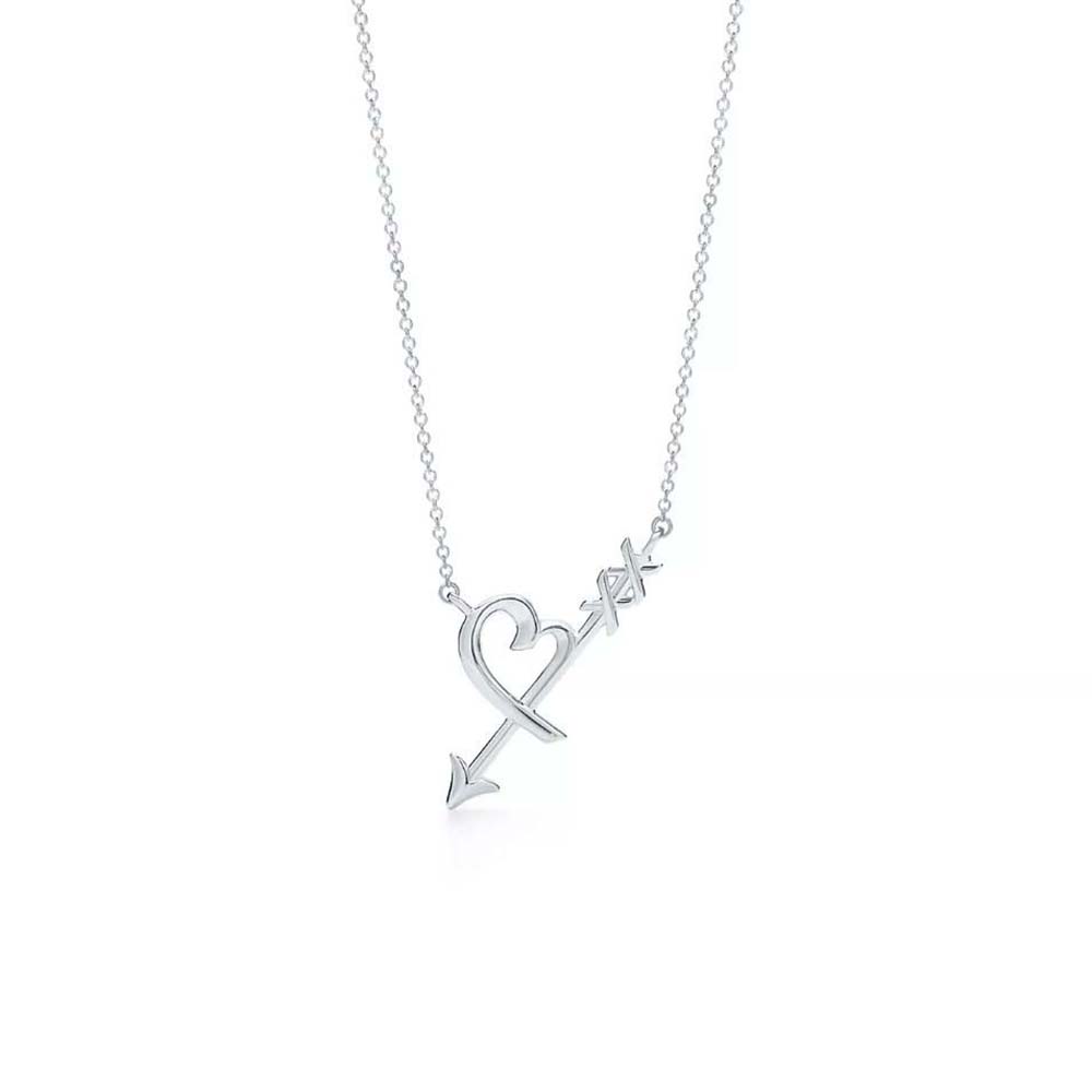 Tiffany Paloma's Graffiti Heart & Arrow Pendant in Sterling Silver