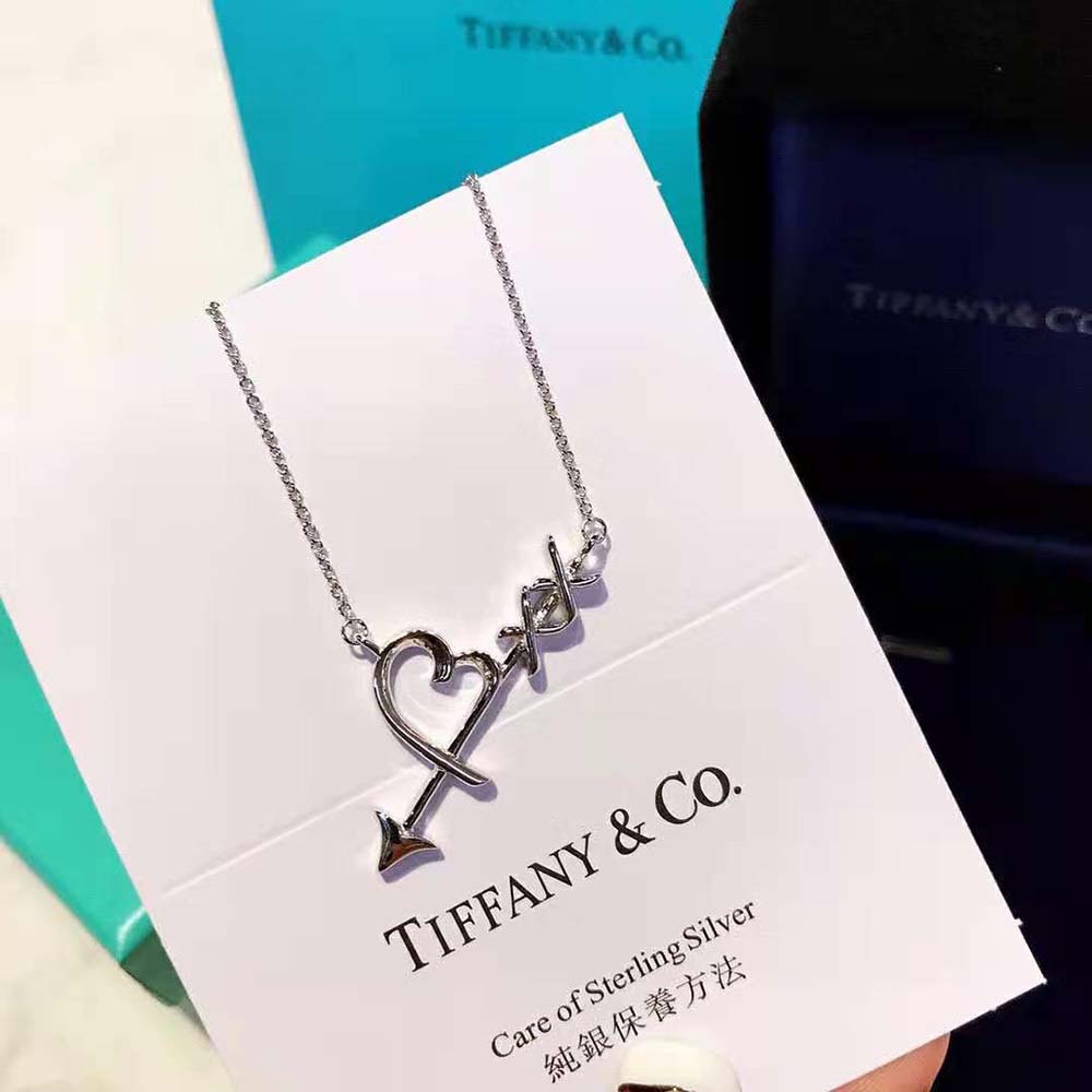 Tiffany Paloma’s Graffiti Heart & Arrow Pendant in Sterling Silver (9)
