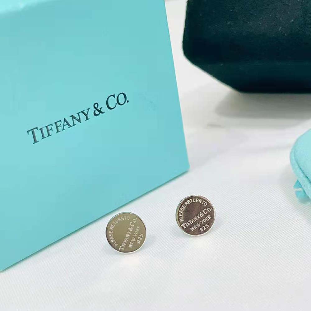 Tiffany Return to Tiffany® Circle Stud Earrings in Silver (4)