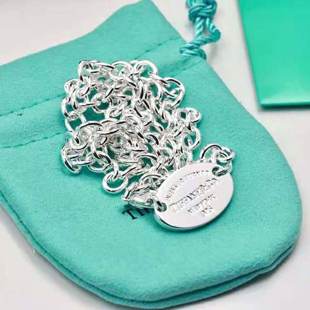 Tiffany Return to Tiffany® Oval Tag Necklace in Sterling Silver (2)