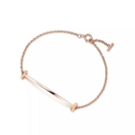 Tiffany T Smile Bracelet in 18k Rose Gold