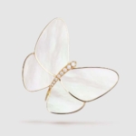 Van Cleef & Arpels Lady Butterfly Clip in 18K Yellow Gold
