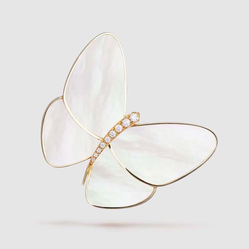 Van Cleef & Arpels Lady Butterfly Clip in 18K Yellow Gold (1)
