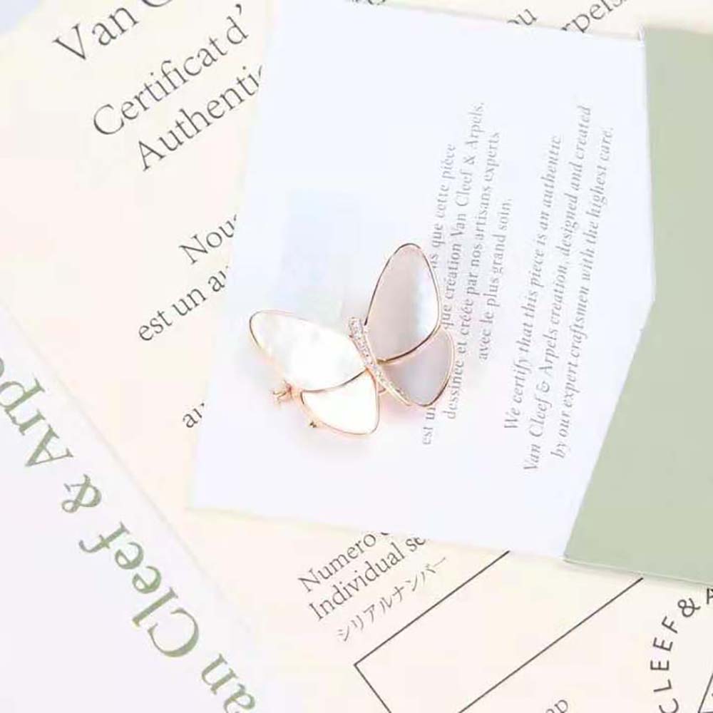 Van Cleef & Arpels Lady Butterfly Clip in 18K Yellow Gold (3)