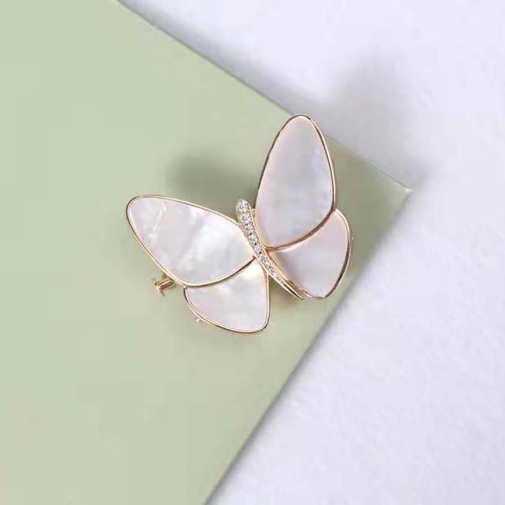 Van Cleef & Arpels Lady Butterfly Clip in 18K Yellow Gold (4)