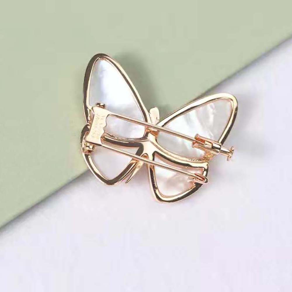 Van Cleef & Arpels Lady Butterfly Clip in 18K Yellow Gold (7)