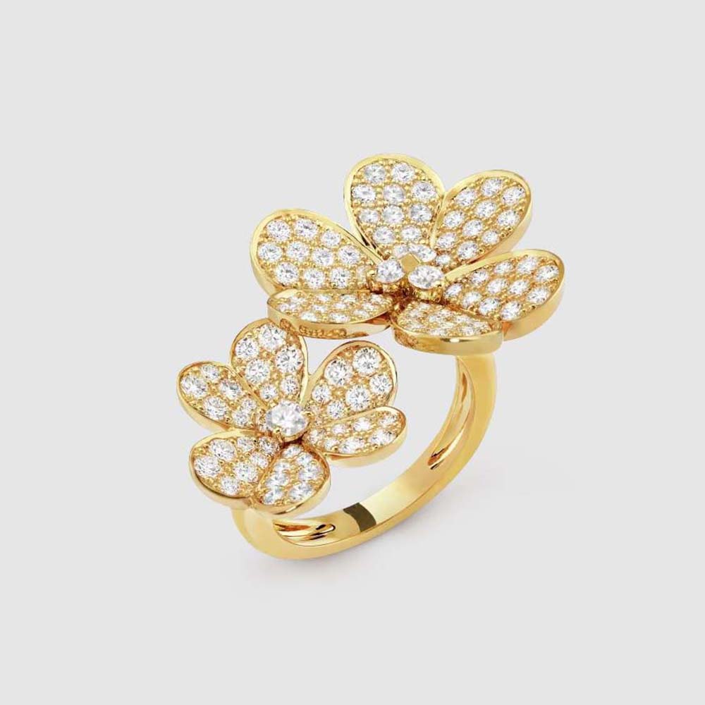 Van Cleef & Arpels Lady Frivole Between the Finger Ring in 18K Yellow Gold