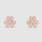 Van Cleef & Arpels Lady Frivole Earrings Small Model in 18K Rose Gold