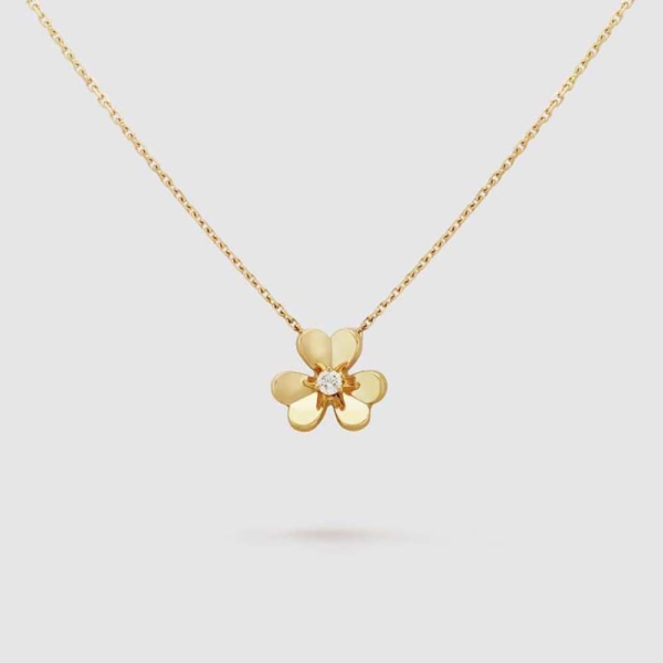 Van Cleef & Arpels Lady Frivole pendant Mini Model in 18K Yellow Gold (1)